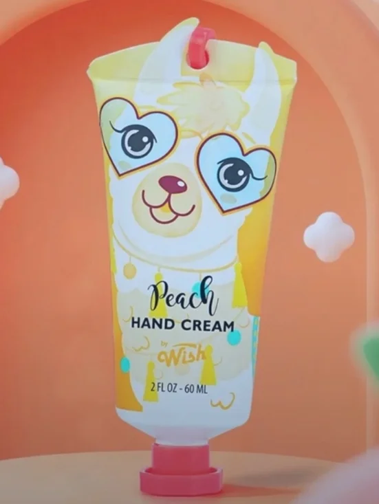 WISH-Animal Hand Creams - (Raspberry, Peppermint, Peach, Cotton Candy) - Picture 4 of 5